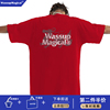WassupMagical美式潮牌原创印花大红色短袖t恤2024本命年印花上衣
