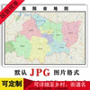 襄阳市地图1.5米可定制湖北省电子版JPG格式简约高清色彩图片