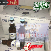 进口hoegaarden福佳白啤酒(白啤酒)330ml*12瓶比利时味，啤酒郑州四环包