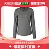 香港直邮Armani阿玛尼长袖T恤灰色贴身舒适柔软6GTT61J2923905