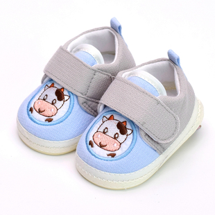0-6到12个月婴儿鞋子软底学步鞋春秋季男女宝宝布鞋0-1岁幼儿鞋子