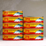 广东特产甘竹牌豆豉鲮鱼罐头，227gx12罐整箱即食下饭海鲜下酒零食