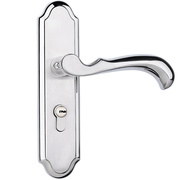 欧式304不锈钢室内房门锁静音执手锁卧室门锁套装压把锁加厚