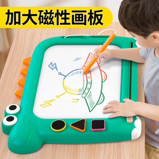 儿童画板家用幼儿磁性写字板，宝宝一岁涂鸦2磁力，画画玩具3大画写板