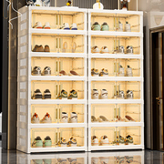 免安装鞋盒家用门口室内折叠鞋柜，收纳盒透明鞋架蚂蚁鞋子收纳神器