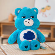 蓝色爱心小熊公仔彩虹熊毛绒玩偶大号公仔娃娃女生睡觉抱泰迪小熊