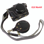 适用佳能G1X3相机包G1X MarkIII 保护套复古配肩带附件包皮套专用