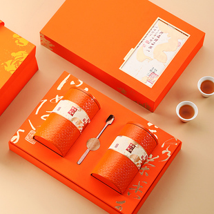 通用茶叶包装盒空，礼盒红茶绿茶高档茶叶，盒圆罐礼盒装空盒定制