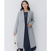 23区日系羊毛羊绒混纺中长款款翻领外套冬季女士毛呢日本限定