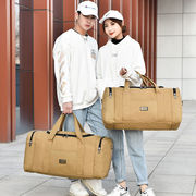 特大号加厚帆布包超大容量旅行包男手提女短途旅行李袋单肩包斜跨