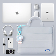 凯纳都笔记本电脑包14寸女手提简约时尚通勤适用苹果macbookpro13.3华为matebook14联想拯救者15.6戴尔16