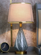 北欧新中式轻奢现代陶瓷，台灯卧室客厅ins风，温馨高级感简约床头灯