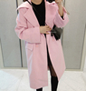 特 现 货 韩国女装 MIAMASVIN 糖果色长款双排扣风衣外套