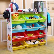 儿童书架玩具架收纳架，置物架收纳柜储物柜五层带层板，大容量玩具架