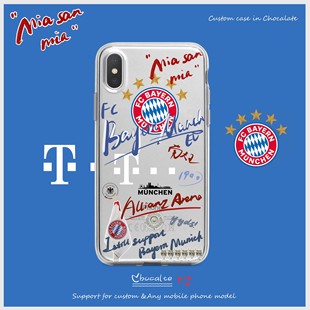 拜仁慕尼黑足球手机壳原创适用于苹果15promax托马斯穆勒华为mate60iphone13穆，夏拉vivo磁吸oppo小米14凯恩