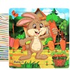 20片木质儿童智力玩具 木制拼图拼板卡通动物 地摊玩具直供