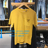 Levis李维斯2023年纯棉圆领胸口袋黄色男士短袖T恤A3697-0001