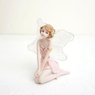 摆件花天使家居品仙子装饰树脂创意娃娃，可爱人物摆设欧式工艺饰品