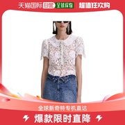 香港直邮潮奢self-portrait女士绳纹蕾丝罩衫
