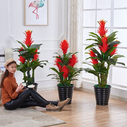 鸿运当头假花仿真花客厅植物，仿真绿植落地树，室内花装饰塑料大盆栽