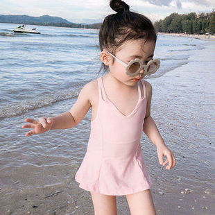 儿童泳衣女女童温泉泳装女孩小公主韩版可爱夏宝宝婴儿泳衣