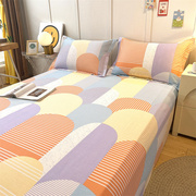 纯棉床单单件1.5米双人床100全棉学生宿舍单人1.8m加厚被单