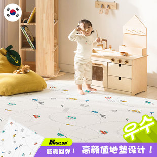PARKLON韩国地垫儿童爬行垫婴儿无毒无味宝宝爬爬垫加厚家用PVC