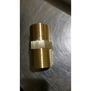 。铜5CM加长 6分外丝直接 水管铜接头 水暖配件 直通 配垫片