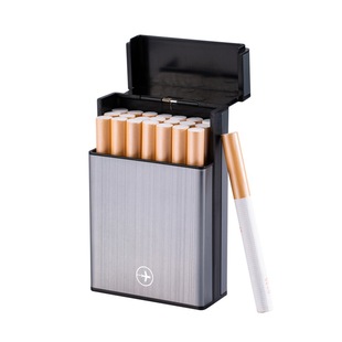 自动弹烟盒男便携创意，硬盒软包香烟盒套，20支装个性粗烟收纳盒薄款