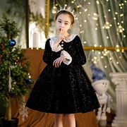 儿童礼服女童生日公主蓬蓬裙春秋十岁小主持人钢琴演奏合唱演出服