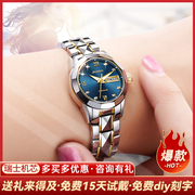 瑞士正品名表品牌手表女士全自动机械表2025新款时尚超薄防水女表