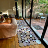 现代简约手工腈纶鹅卵石客厅茶几地毯欧式卧室书房满铺地毯定制