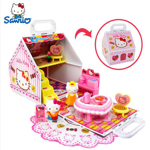 Hello Kitty 凯蒂猫盒子屋蛋糕屋玩具益智玩具过家家玩具