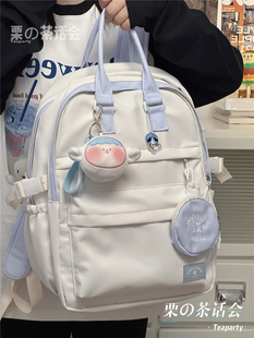 韩版ins小清新学院风高中初中学生上课双肩包 手提书包大容量背包
