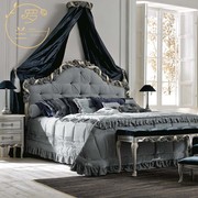 法式实木床新古典双人床1.8米公主床储物床轻奢婚床