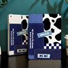 牛奶牛仔适用ipad10保护套air543平板，壳2022苹果第九代10.2英寸10代mini6三折硅胶ipadpro1112.9带笔槽女