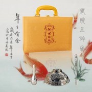 纯银碗筷三件套宝宝银筷子999纯银家用银碗999纯银食用周岁高端礼