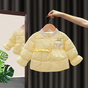 女童秋冬装1-2-3-4岁女宝宝，棉袄外套女儿童内胆，冬季小童宝宝棉袄