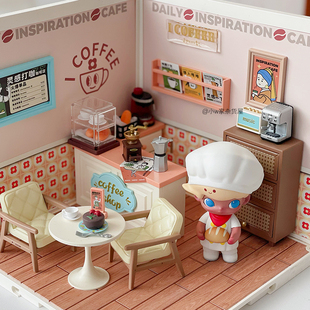 若来超级商店创意diy小屋模型食玩儿童成人玩具立体拼装积木摆设