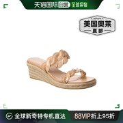 stuartweitzmanswtwist女士时尚坡跟，凉鞋穆勒鞋美国奥莱