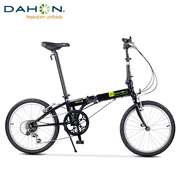 dahon大行d6经典20寸折叠自行车成年人男女式变速折叠单车kbc061