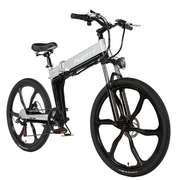 PLENTY26寸24寸山地电动自行车助力锂电折叠变速内置电动车电单车