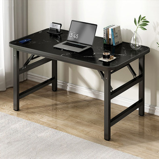 可折叠电脑桌台式免安装书桌家用简约办公桌卧室，简易学生学习桌