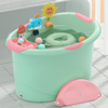 儿童泡澡桶宝宝洗澡桶婴儿加厚浴桶家用浴缸全身可坐大号小孩浴盆