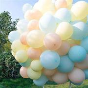 ins求婚热气球装饰气氛大型色彩纯色百日花篮吊篮广场派对简约