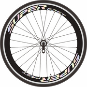 自行车轮组贴纸公路车反光贴山地车轮圈装饰单车(单车)圈轮子改装