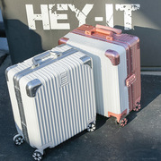 18寸登机箱abs+pc拉杆箱印制行李箱商务