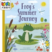 frog'ssummerjourney青蛙的夏日之旅英文，原版进口低幼儿童早教绘本四季季节大自然动物图画书