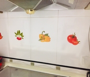 蔬菜水果田园墙贴画厨房橱柜门，遮丑美化装饰贴纸冰箱贴瓷砖玻璃贴