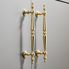 法式黄铜拉手抽屉衣柜门柜子，门把手橱柜金色欧式现代简约全铜极简